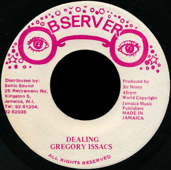Gregory Isaacs : Dealing (7")