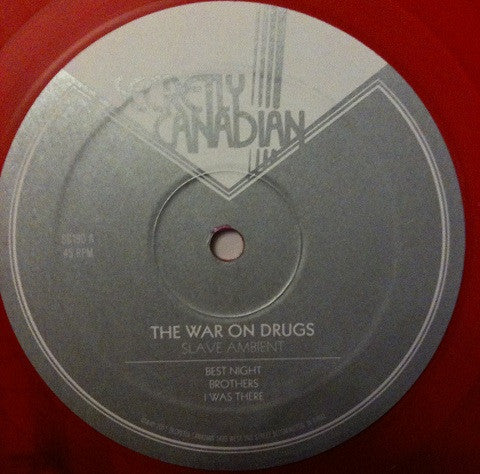 The War On Drugs : Slave Ambient (2x12", Ltd, Red)