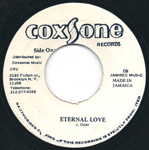 Jackie Opel : Eternal Love (7", Single, RE)