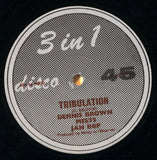 Dennis Brown Meets Jah Bop / Junior Byles : Tribulation / Can You Feel It (12", Mono)