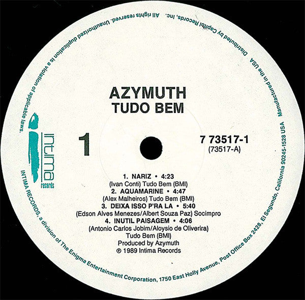 Azymuth : Tudo Bem (LP)