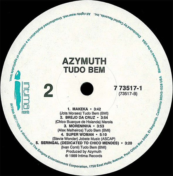 Azymuth : Tudo Bem (LP)