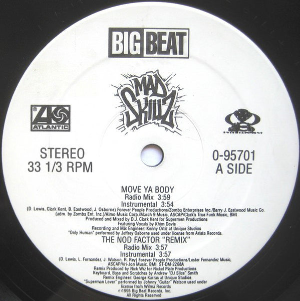 Mad Skillz : Move Ya Body (12")