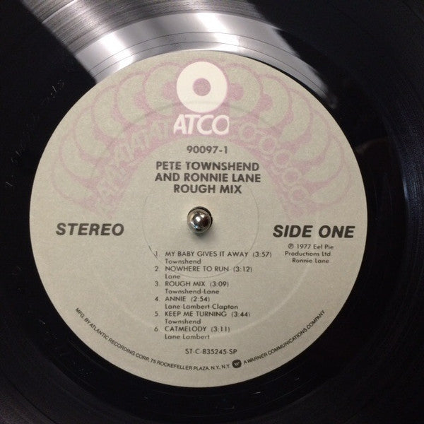 Pete Townshend • Ronnie Lane : Rough Mix (LP, Album, RE, SP )