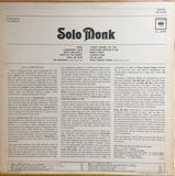 Thelonious Monk : Solo Monk (LP, Album, Pit)