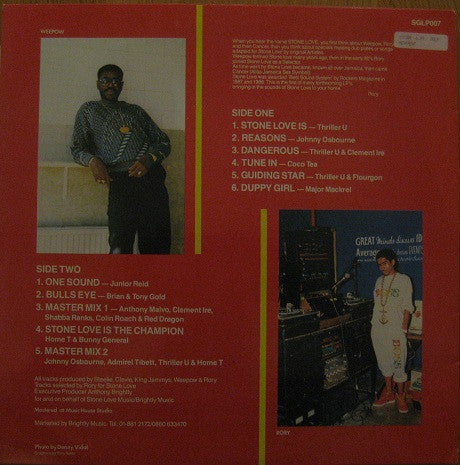 Stone Love Movement : Stone Love Movement Vol. 1 (LP, Comp)