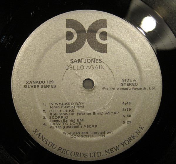 Sam Jones : Cello Again (LP, Album)