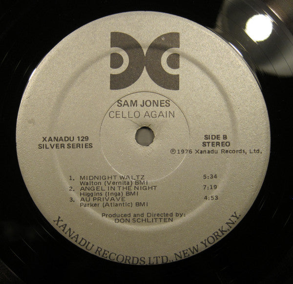 Sam Jones : Cello Again (LP, Album)