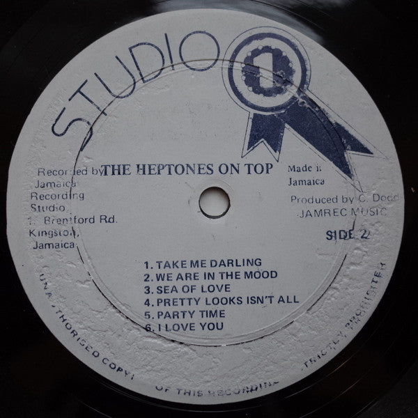The Heptones : On Top (LP, Album, RP)
