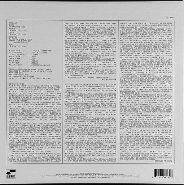Wayne Shorter : Odyssey Of Iska (LP, Album, RE, 180)