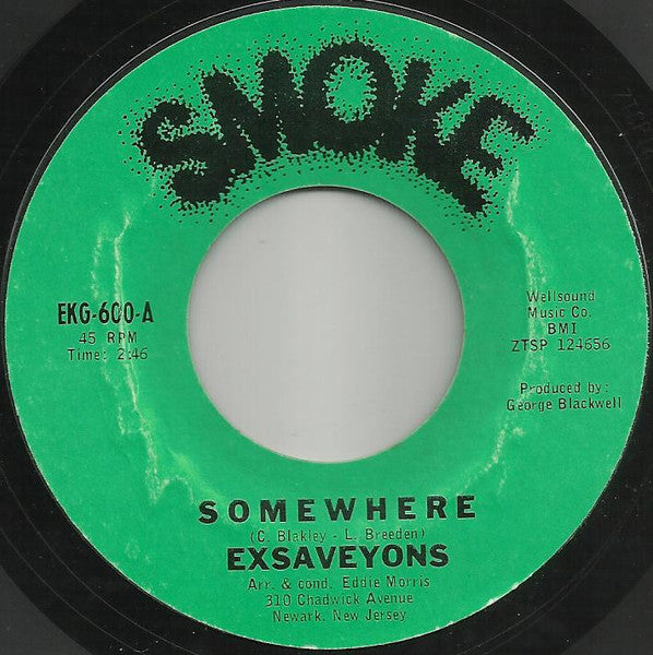 Ex Saveyons : Somewhere / I Don’t Love You No More (7", Styrene, Pit)