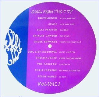Various : Soul From The City Volume 1 (LP, Comp, Mono)