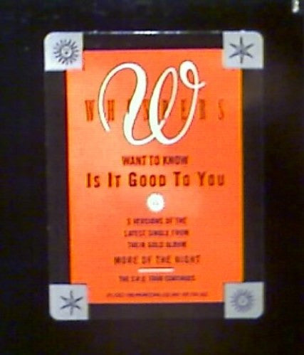 The Whispers : Is It Good To You (12", Promo)