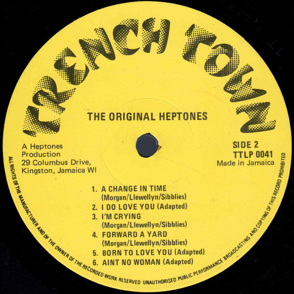 The Heptones : The Original Heptones (LP, Album)