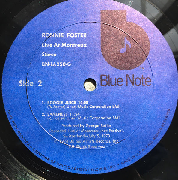 Ronnie Foster : Live At Montreux (LP, Album)