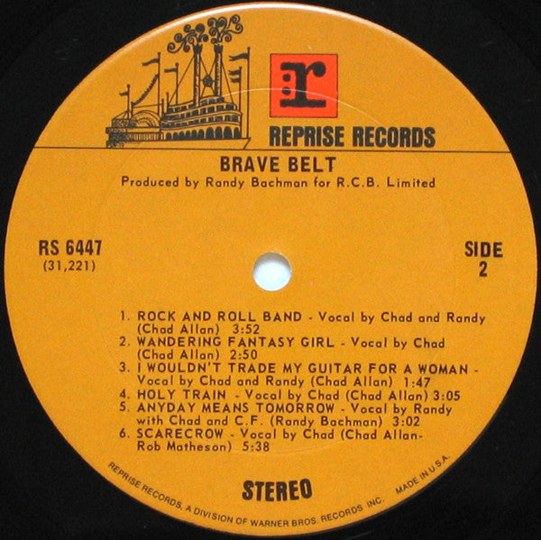 Brave Belt : Brave Belt (LP, Album, Pit)