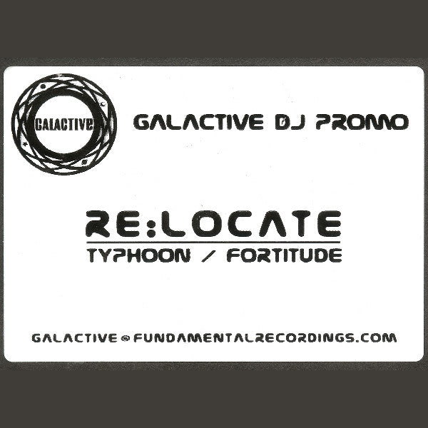 Re:Locate : Typhoon / Fortitude (12", Promo, W/Lbl)