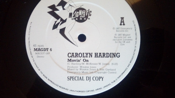 Carolyn Harding : Movin' On (12", Promo)