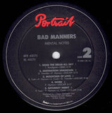 Bad Manners : Mental Notes (LP, Album)