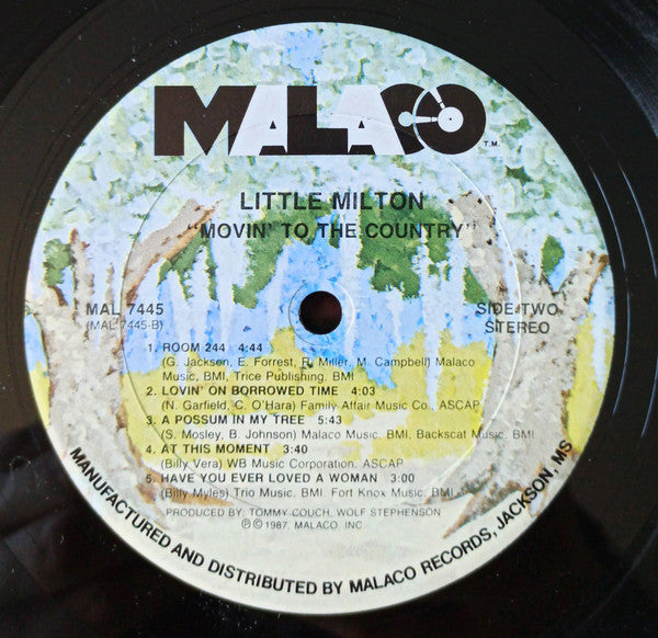 Little Milton : Movin' To The Country (LP, Album)