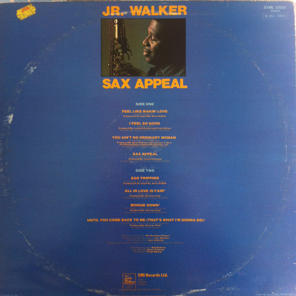 Junior Walker : Sax Appeal (LP, Album)
