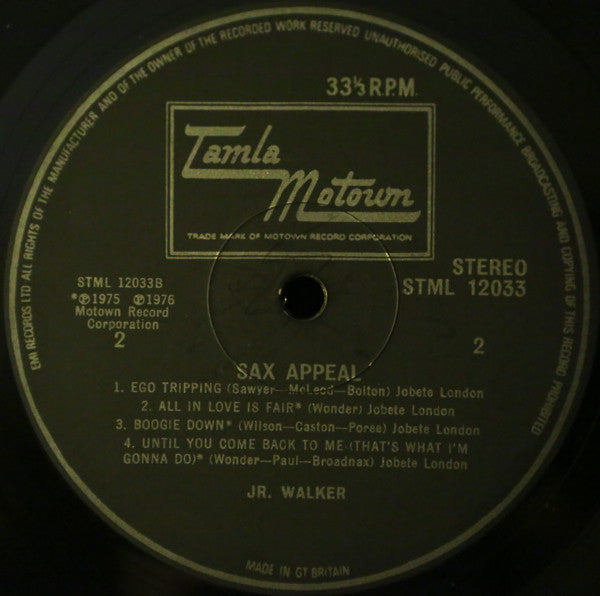 Junior Walker : Sax Appeal (LP, Album)