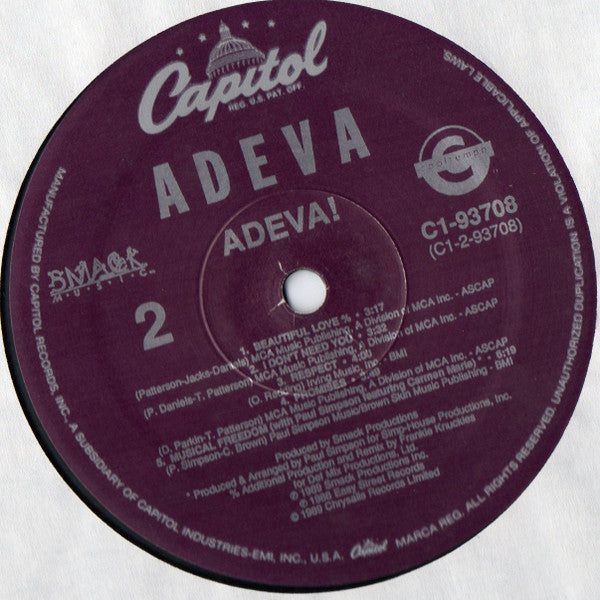 Adeva : Adeva! (LP, Album)