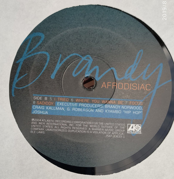 Brandy (2) : Afrodisiac (2xLP, Album)