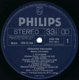 Maria Bethânia : Pássaro Proibido (LP, Album, Gat)