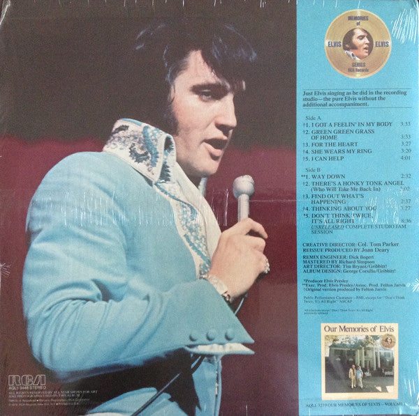 Elvis Presley : Our Memories Of Elvis Volume 2 (LP, Album, Comp, Ind)