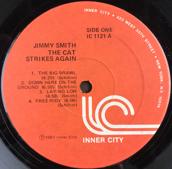 Jimmy Smith : The Cat Strikes Again (LP, Album)