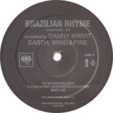 Earth, Wind & Fire : Brazilian Rhyme / Runnin' (Danny Krivit Re-Edits) (12", Promo, Smplr)
