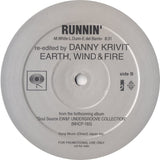 Earth, Wind & Fire : Brazilian Rhyme / Runnin' (Danny Krivit Re-Edits) (12", Promo, Smplr)