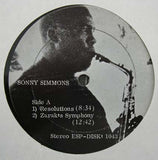 Sonny Simmons : Music From The Spheres (LP, Album)