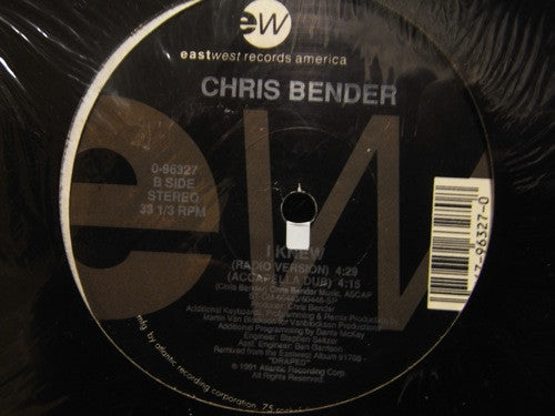 Chris Bender (2) : I Knew (12", Maxi)
