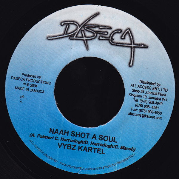 Vybz Kartel / Predator (3) : Naah Shot A Soul / Head A Rest (7")