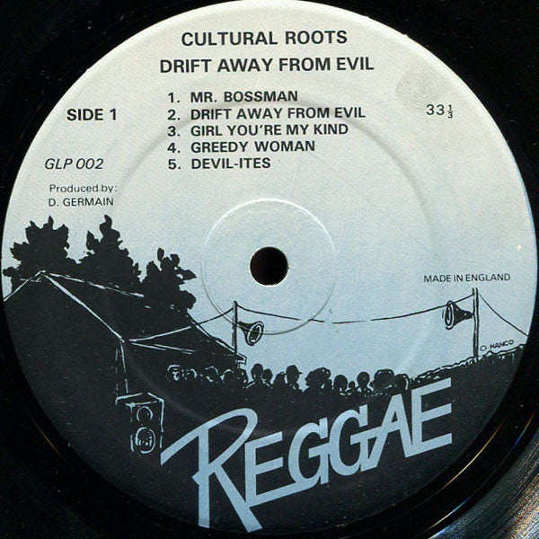 Cultural Roots : Drift Away From Evil (LP, Album)