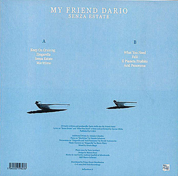 My Friend Dario : Senza Estate (LP, Album, Ltd)