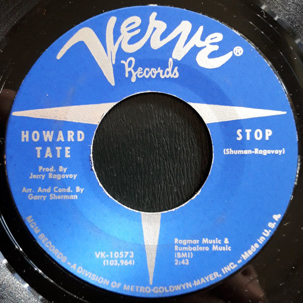 Howard Tate : Stop / Shoot 'Em All Down (7", Single)