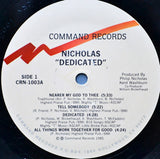 Nicholas (16) : Dedicated (LP, Album)