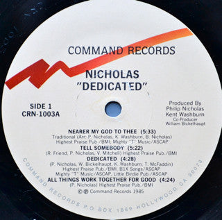 Nicholas (16) : Dedicated (LP, Album)