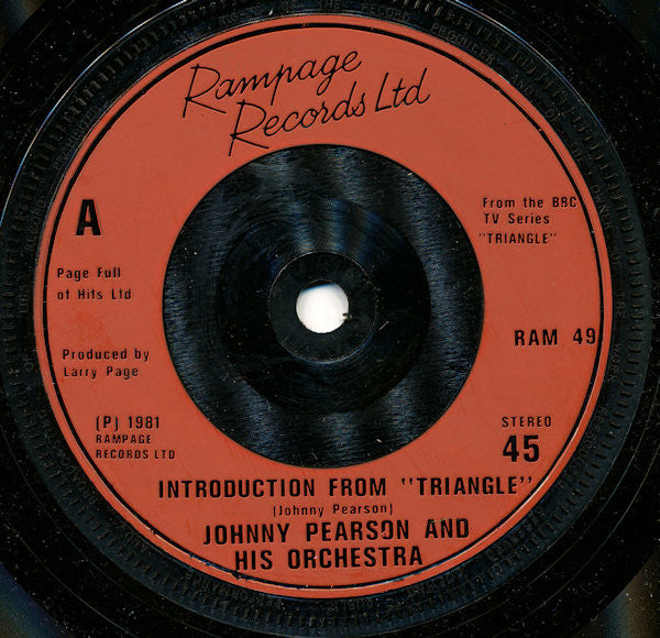 Johnny Pearson And His Orchestra* : Introduction From Triangle (7")