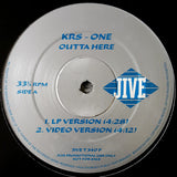 KRS-One : Outta Here (12", Promo)