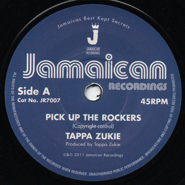 Tapper Zukie : Pick Up The Rockers (7", Single, RE)