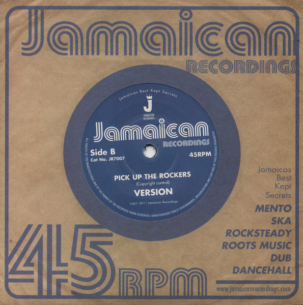 Tapper Zukie : Pick Up The Rockers (7", Single, RE)