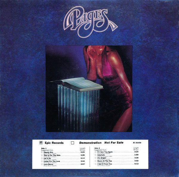 Pages (2) : Pages (LP, Album, Promo)