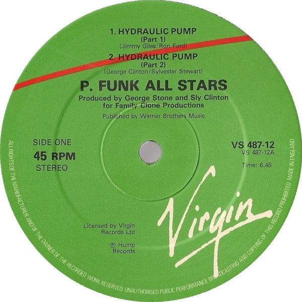 P-Funk All Stars : Hydraulic Pump (12", Single)