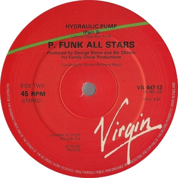 P-Funk All Stars : Hydraulic Pump (12", Single)