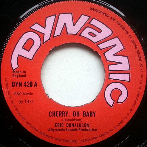 Eric Donaldson : Cherry, Oh Baby (7", Single, 4-P)