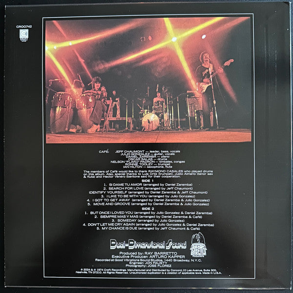 Cafe : Café (LP, Album, RE)